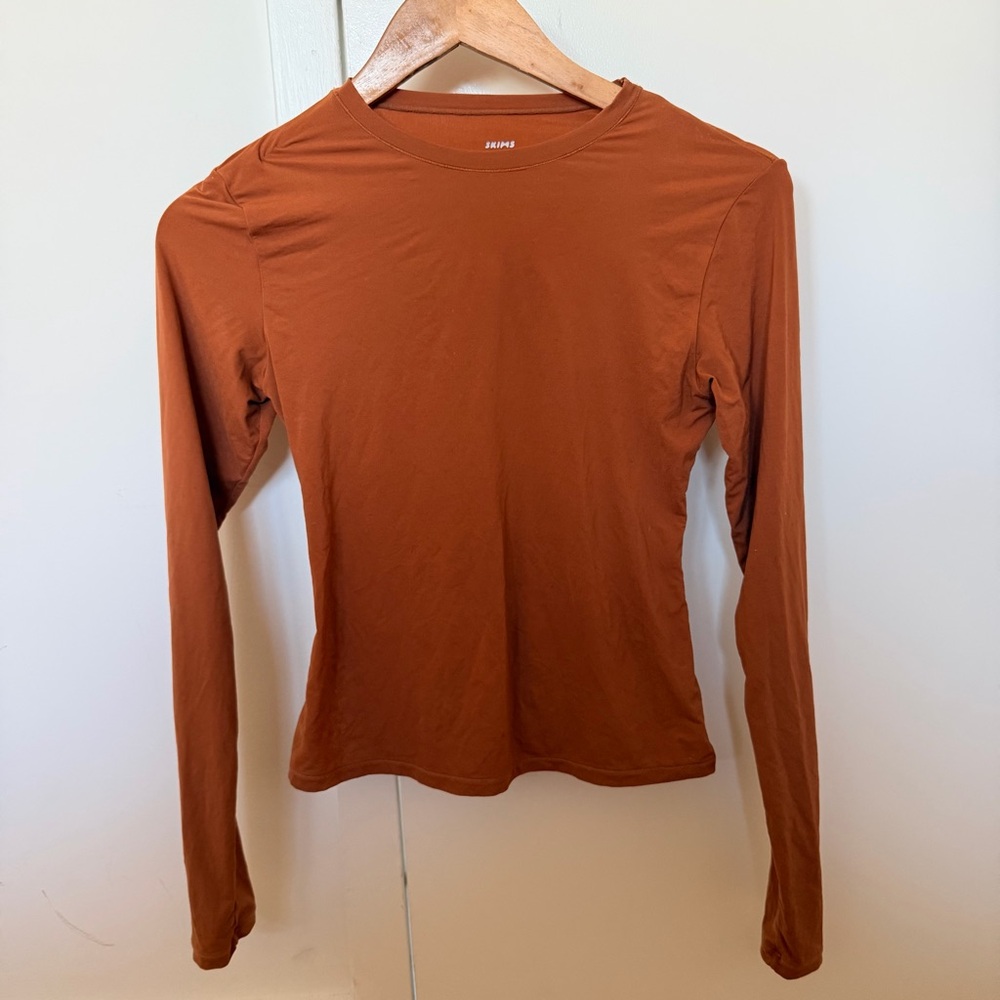 SKIMS Women’s Fits Everybody Long-Sleeve T-Shirt S